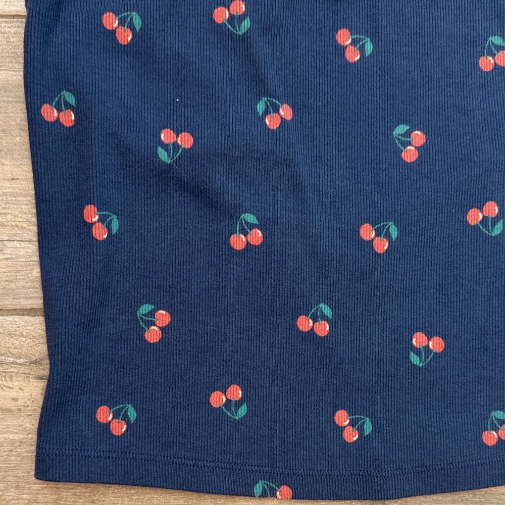 NWOT- American Eagle Outfitters Strappy Tank with Cherry Print - Picture 2 of 5